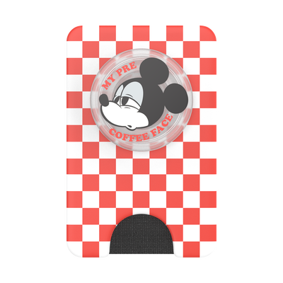Secondary image for hover Mickey's Coffee Face — MagSafe PopWallet+